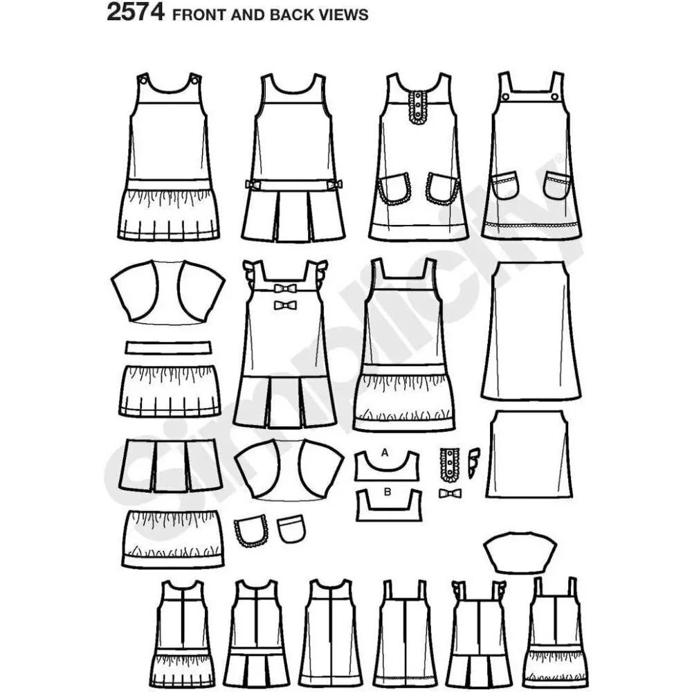 Simplicity 2574 sewing